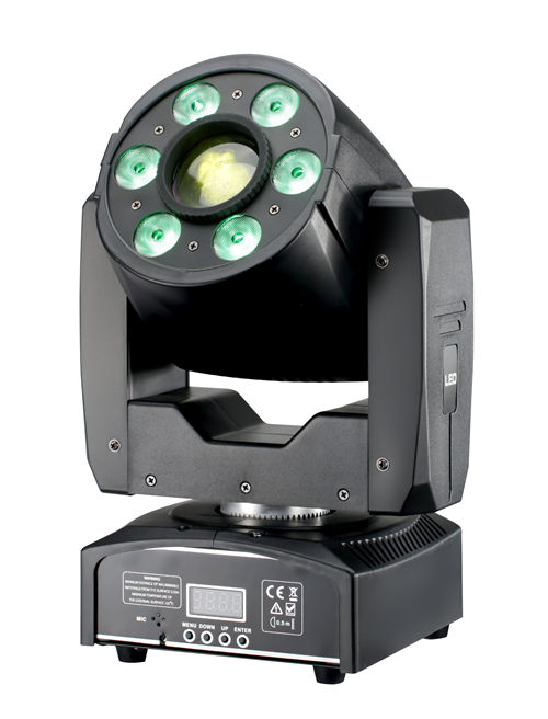 30W Spot with 6x8w LED Wash Spot Moving Head Light 