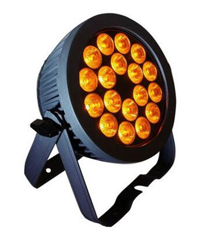 Waterproof Aluminum Alloy LED Flat Par 18x18W Lighting DJ Par Cans