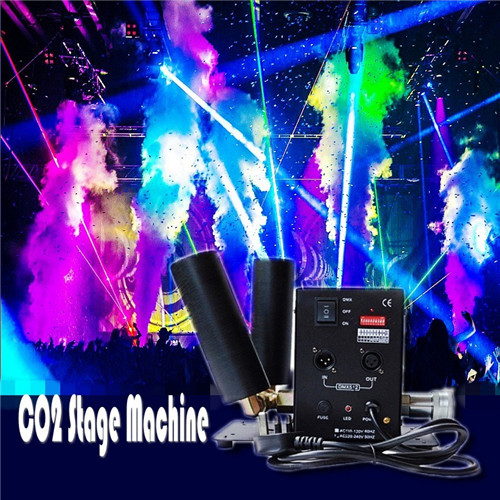 co2 jet machine Two Tube CO2 Jet Blaster Spray 8-10M for Stage,DJ,Nightclub