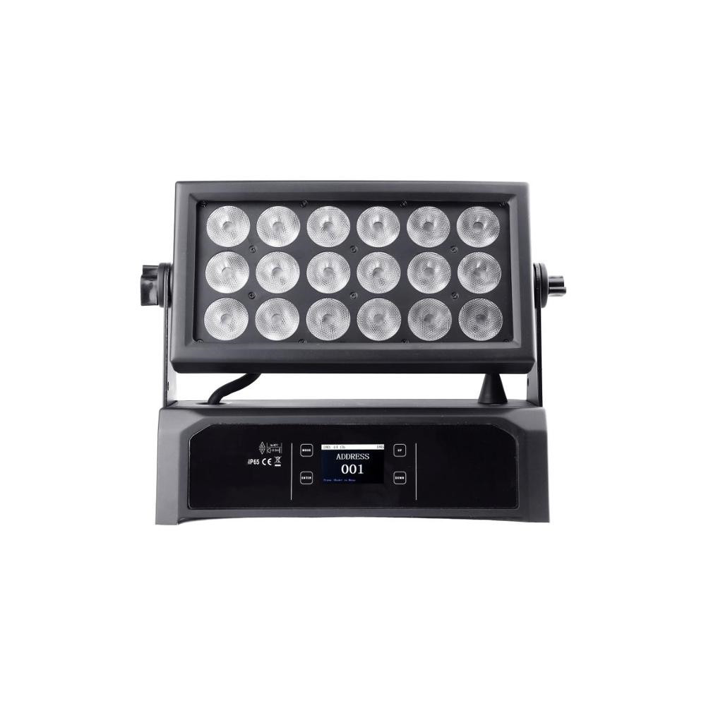 18x15W RGBW 4 IN 1 RDM Wireless Outdoor IP65 led Wall Washer SGM P2 