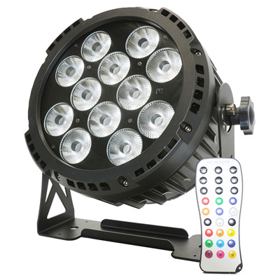 Outdoor battery rechargeable WIFI led stage light dmx 12x18w 6 in 1 rgbwa uv wireless led par light 