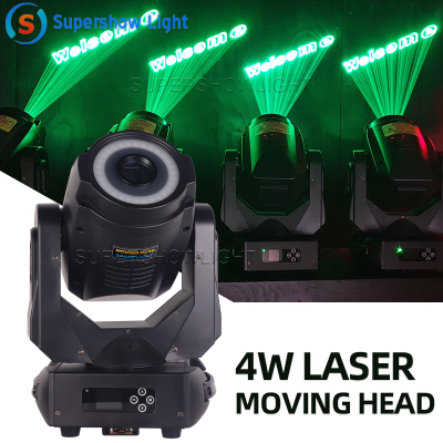 Dj club event stage animation laser light 2w 3w 4w rgb full color laser moving head light