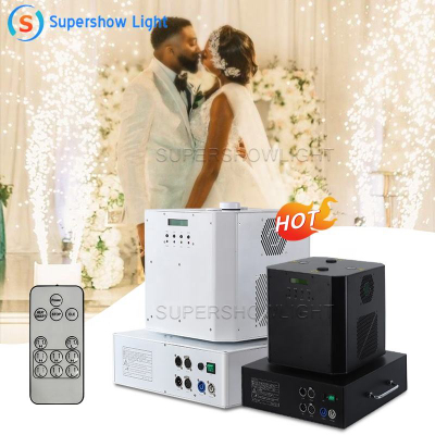 1300w spinning rotating cold fire machine Spin spark rotate cold sparks machine Rotating double sparkler