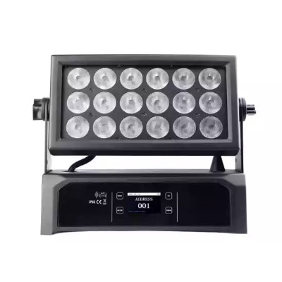 18x15W RGBW 4 IN 1 RDM Wireless Outdoor IP65 led Wall Washer 