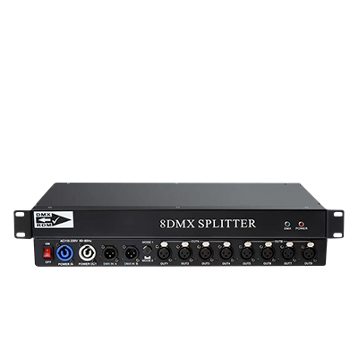 RDM DMX 8 splitter  2in  8out