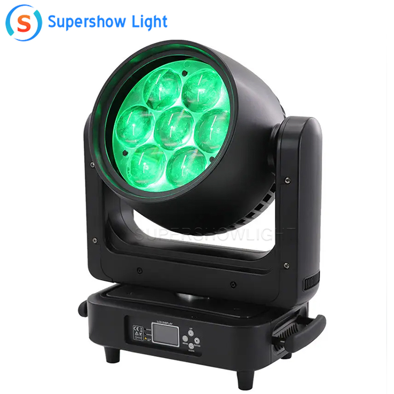 7x60w rgbw 4in1 led wash moving head light