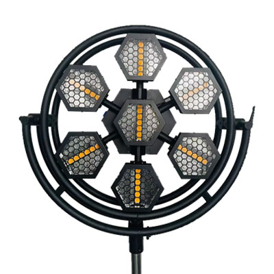 7pcs round retro lamp (large)