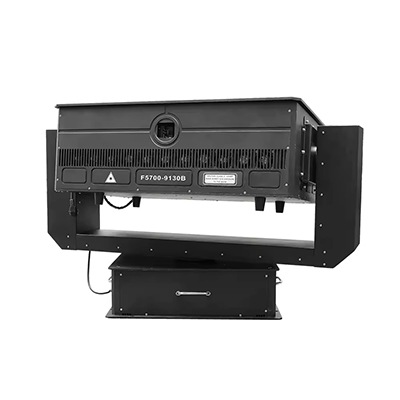 80W Outdoor IP65 Moving Head Laser Light RGB Animation Sky Beam